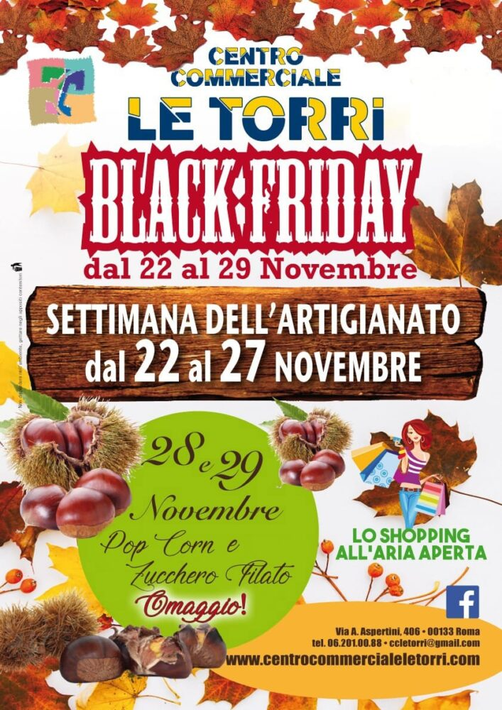 Black Friday e Settimana dell’Artigianato